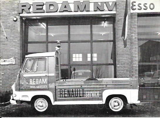 Bedrijven in Zeist0006, Automobielbedrijf Redam. 1964.jpg - Garage bedrijf Redam, gevestigd aan de Johan van Oldenbarneveldlaan 56.